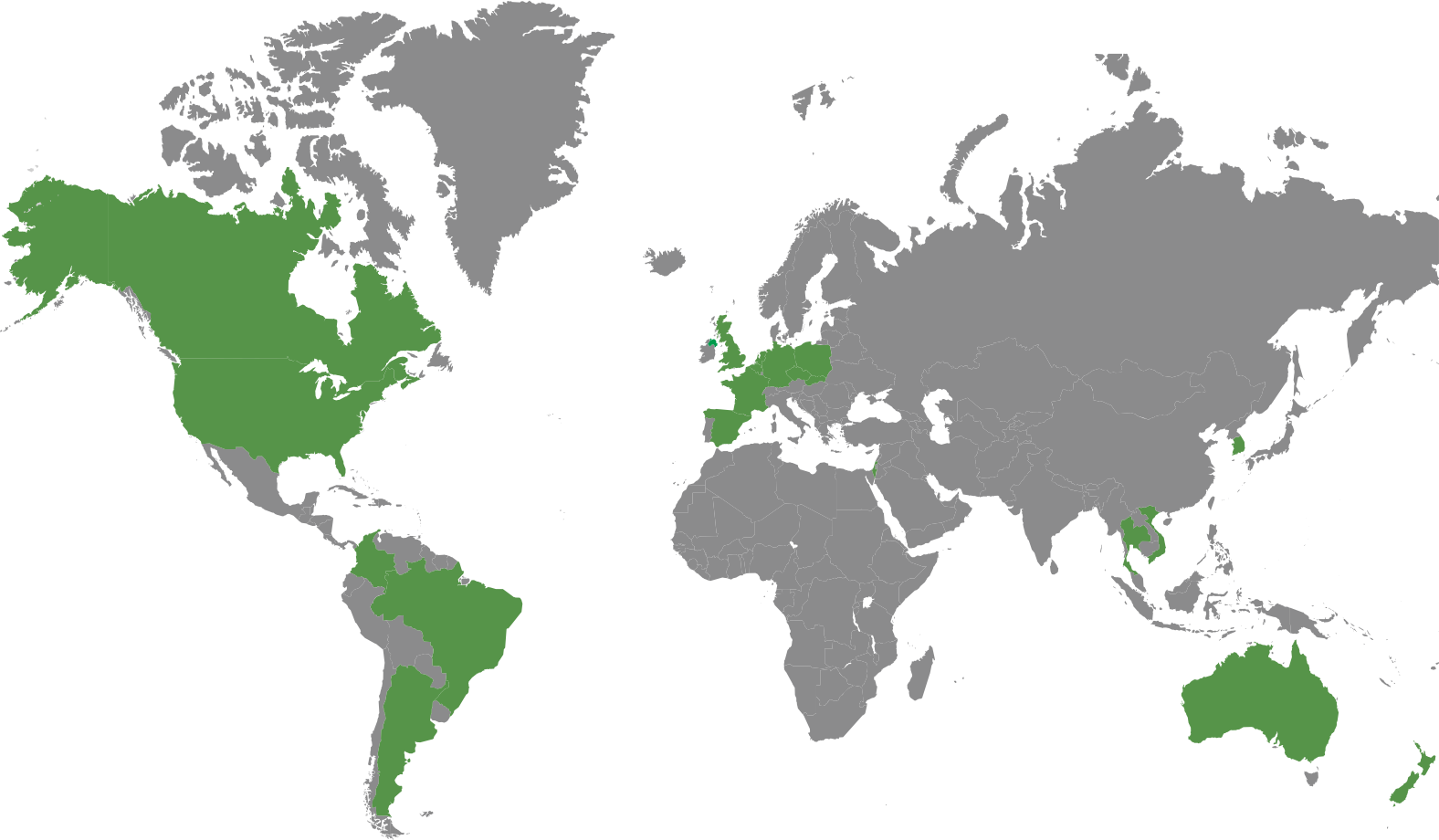 Agrilumia global LED grow light business map